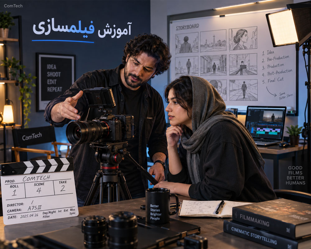 کلاس عملی آموزش فیلمسازی