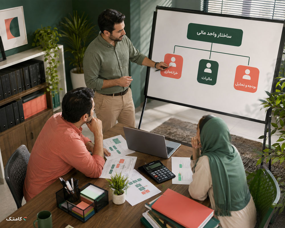 ساختار تیم واحد مالی ساختار تیم واحد مالی