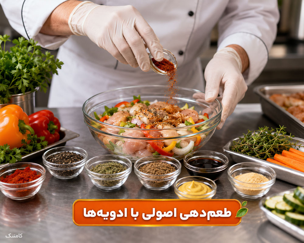طعمدهی فینگرفود با ادویه طعمدهی فینگرفود با ادویه