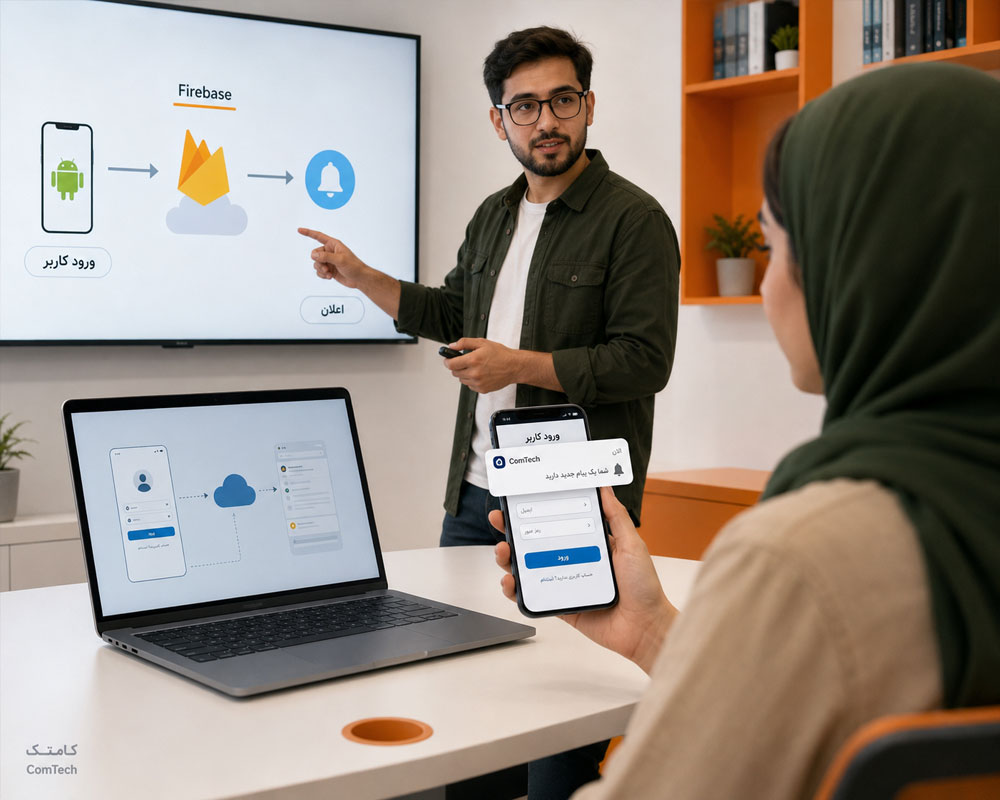 آموزش سرویس‌های Firebase