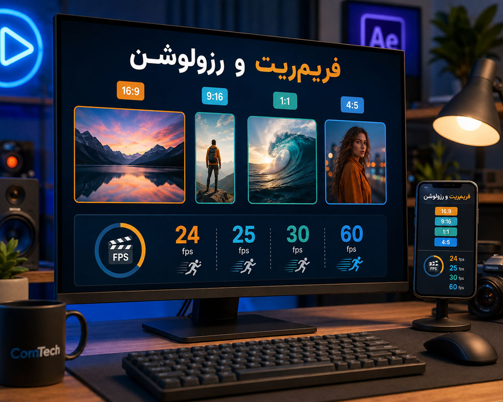 فریمریت و رزولوشن ویدئو فریمریت و رزولوشن ویدئو