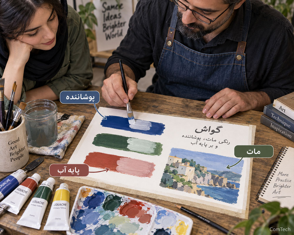 آشنایی با پوشانندگی گواش