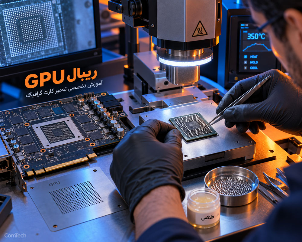 آموزش ریبال GPU کارت گرافیک با دستگاه BGA