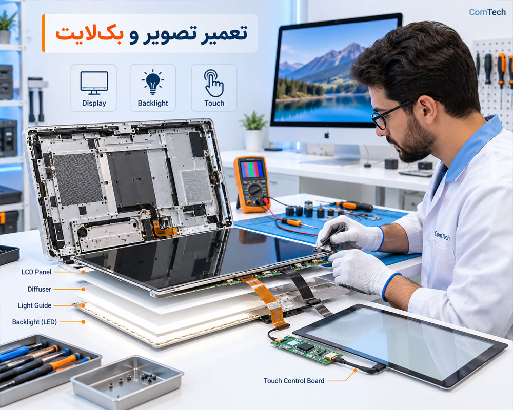 آموزش تعمیر آی مک و عیب یابی سخت افزار iMac
