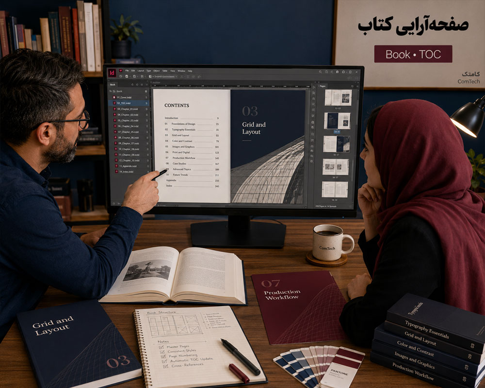 آموزش صفحهآرایی کتاب ایندیزاین آموزش صفحهآرایی کتاب ایندیزاین