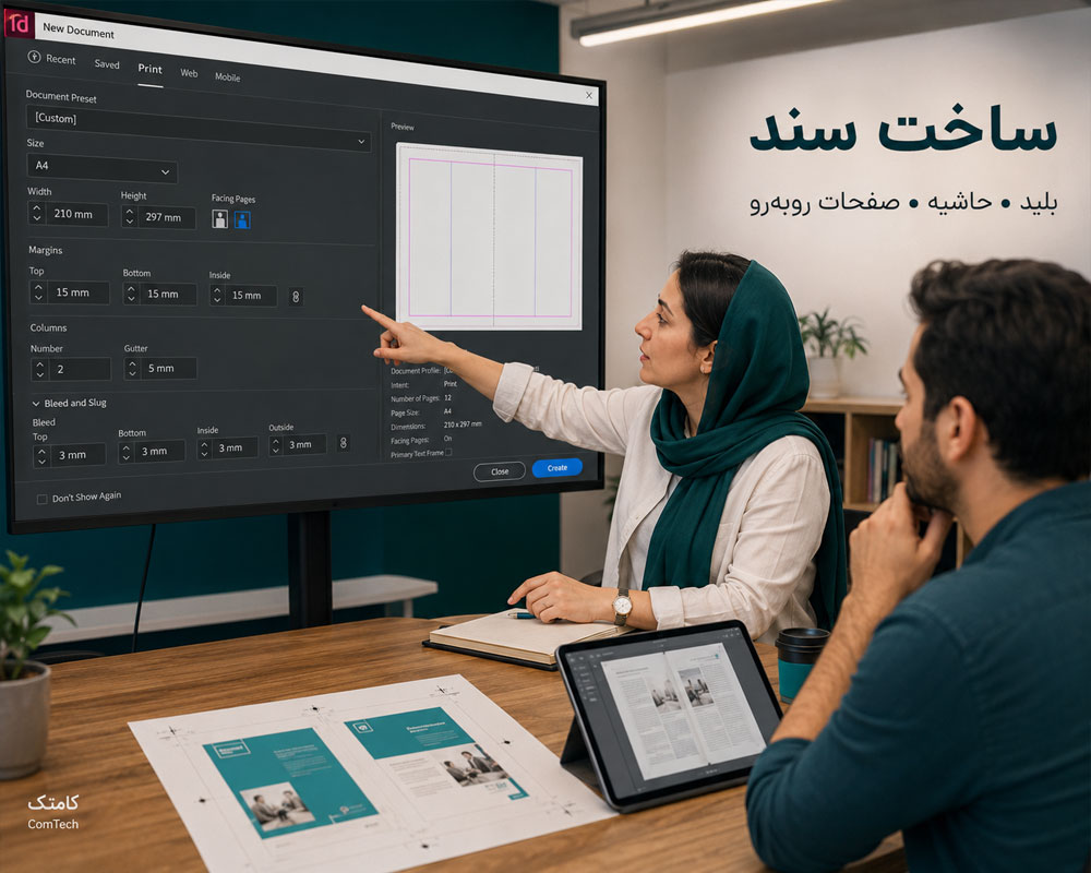 آموزش ساخت سند ایندیزاین آموزش ساخت سند ایندیزاین