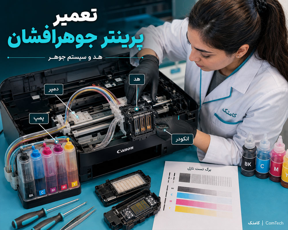 تعمیر پرینتر جوهرافشان تعمیر پرینتر جوهرافشان