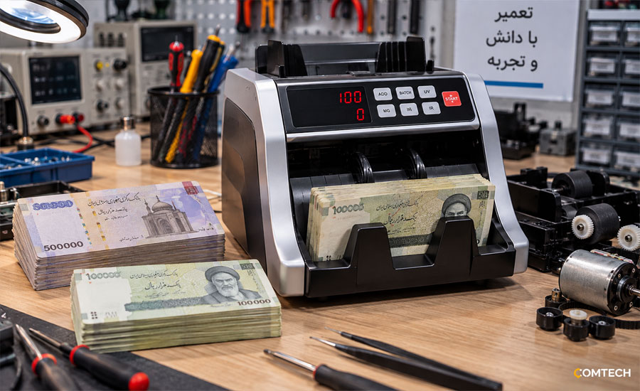 آموزش تعمیر پول شمار ایرانی و عیب‌یابی دستگاه