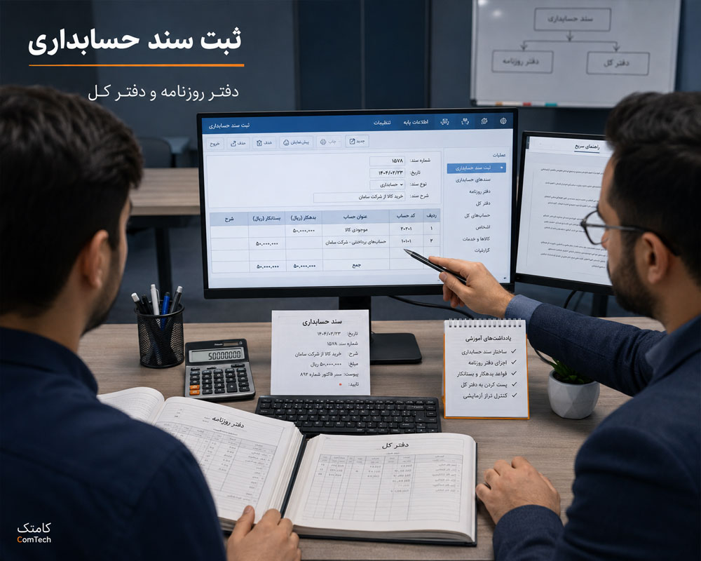 ثبت سند و دفاتر ثبت سند و دفاتر