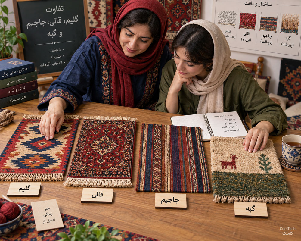 ابزارهای مورد نیاز برای شروع گلیم بافی