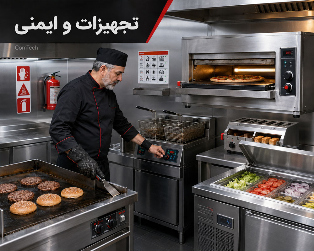تجهیزات و ایمنی آشپزخانه تجهیزات و ایمنی آشپزخانه