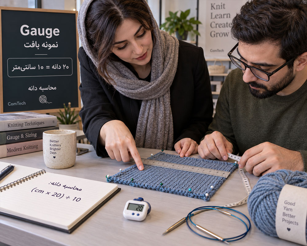 اندازه گیری گیج بافتنی