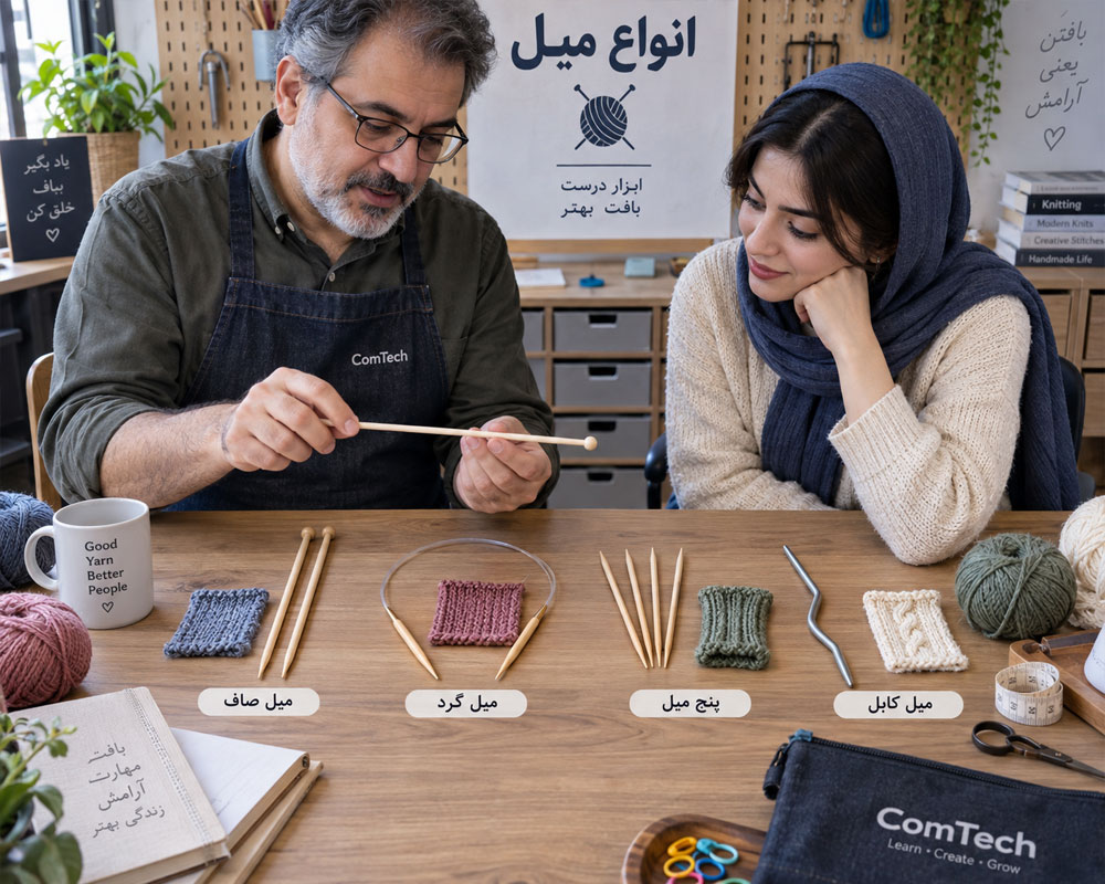 انواع میل های بافتنی
