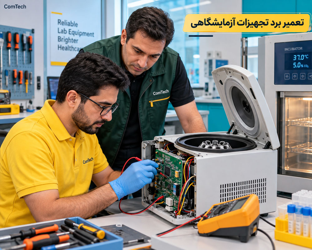 آموزش تعمیر برد تجهیزات آزمایشگاهی