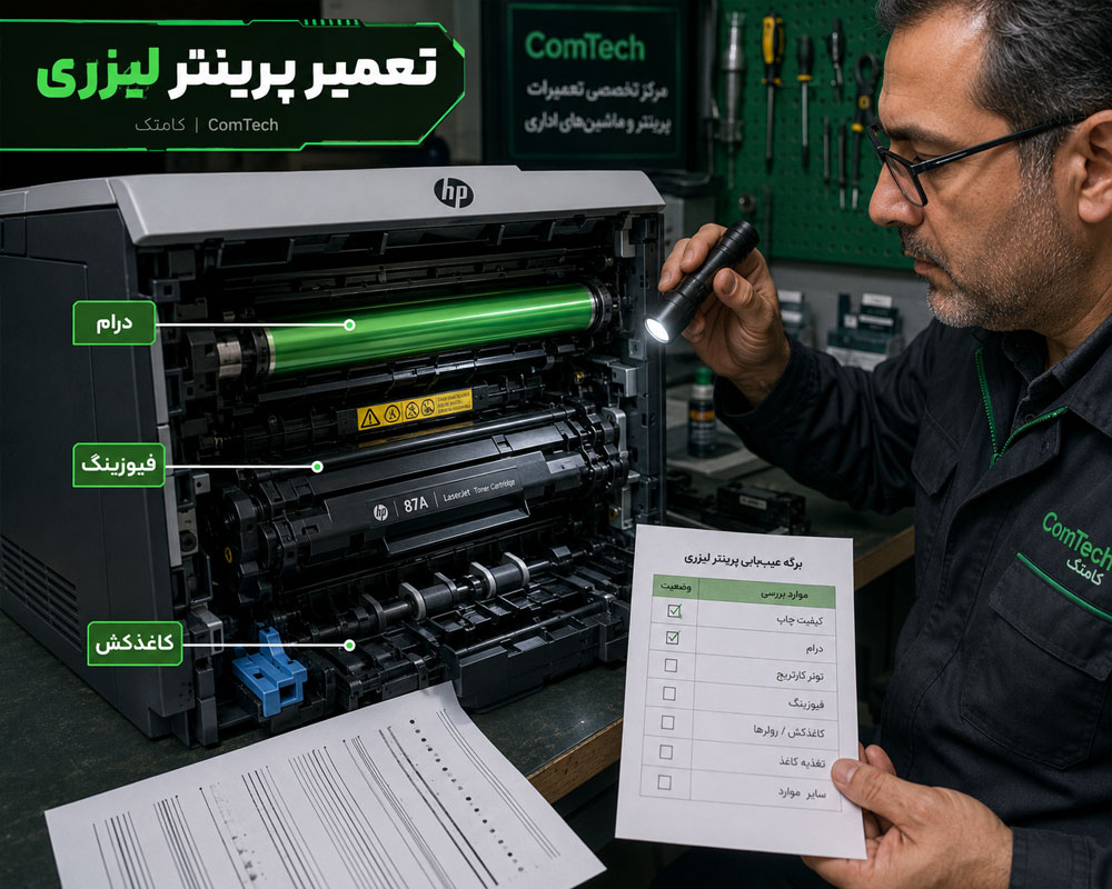 تعمیر پرینتر لیزری تعمیر پرینتر لیزری