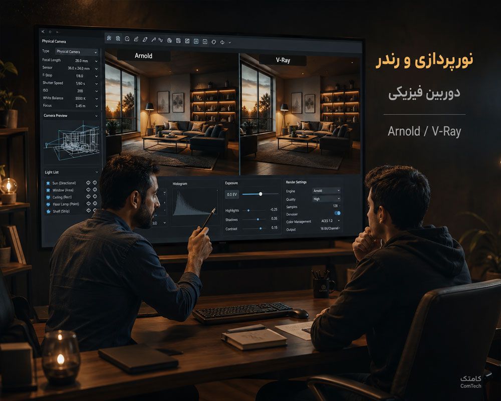 آموزش نور و رندر آموزش نور و رندر