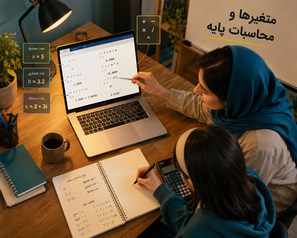 محاسبات پایه در متلب محاسبات پایه در متلب