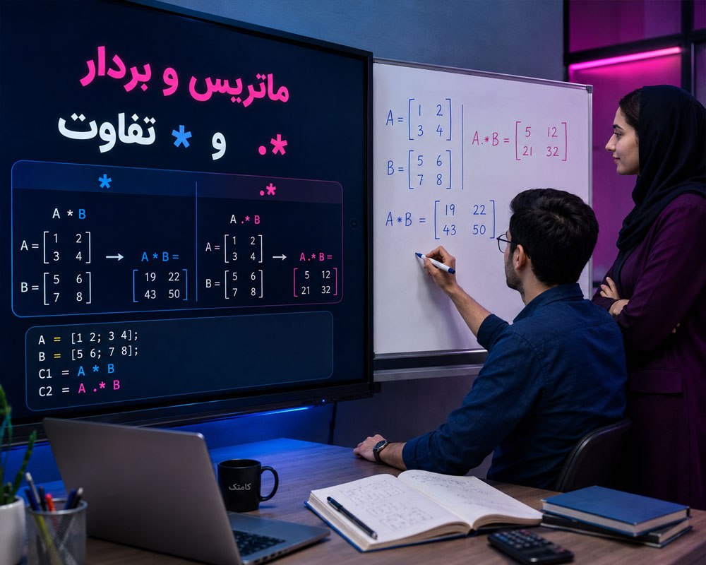 آموزش عملیات ماتریسی متلب آموزش عملیات ماتریسی متلب