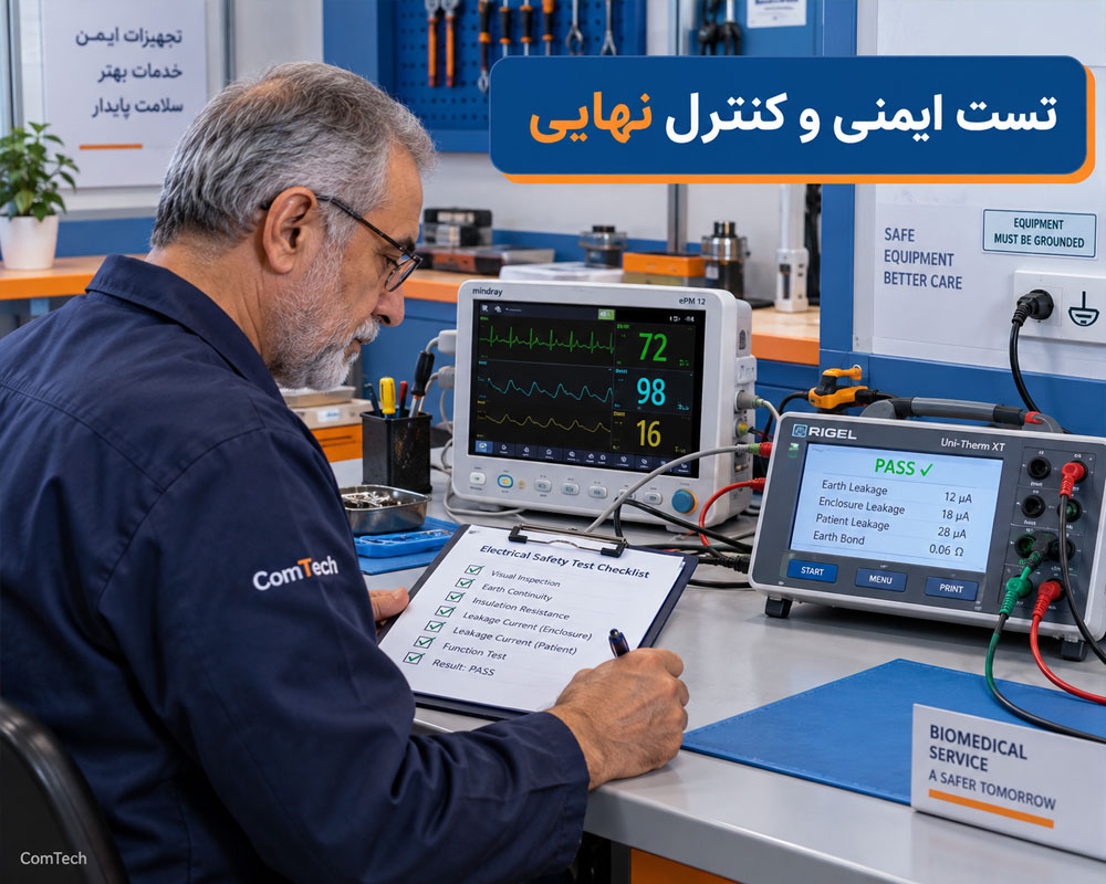 تست ایمنی الکتریکی تجهیزات پزشکی