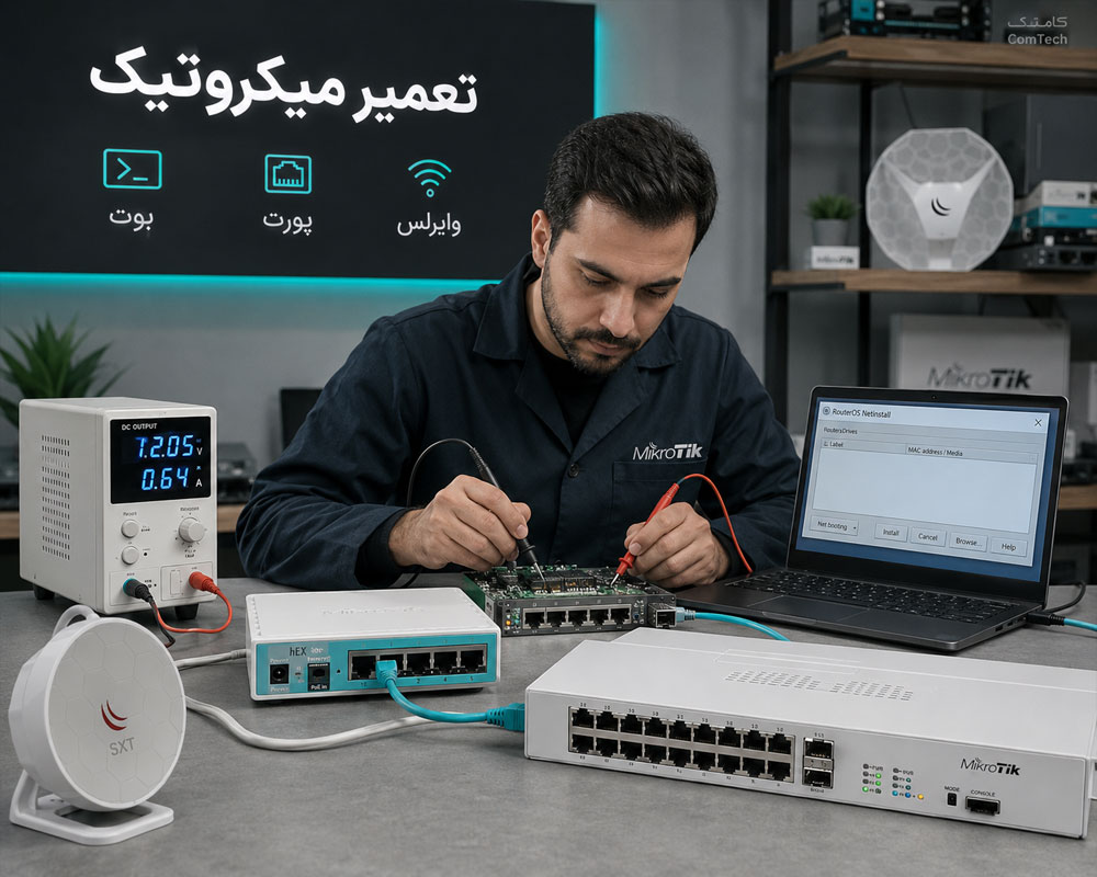 تعمیر میکروتیک و RouterBOARD تعمیر میکروتیک و RouterBOARD