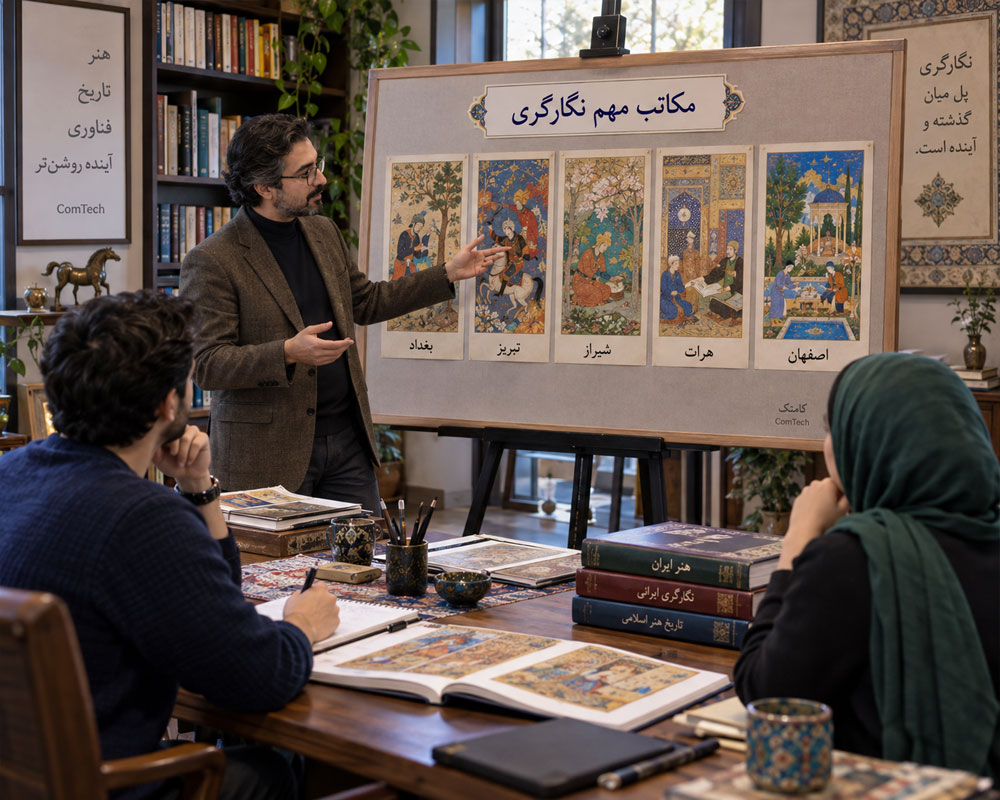 مکاتب مهم نگارگری ایرانی