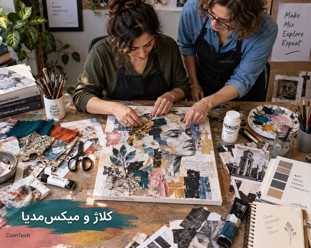 آموزش کلاژ و میکسمدیا