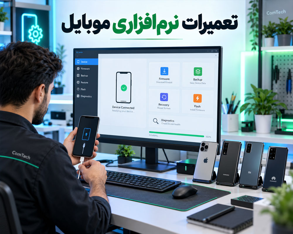 آموزش نرم افزار موبایل