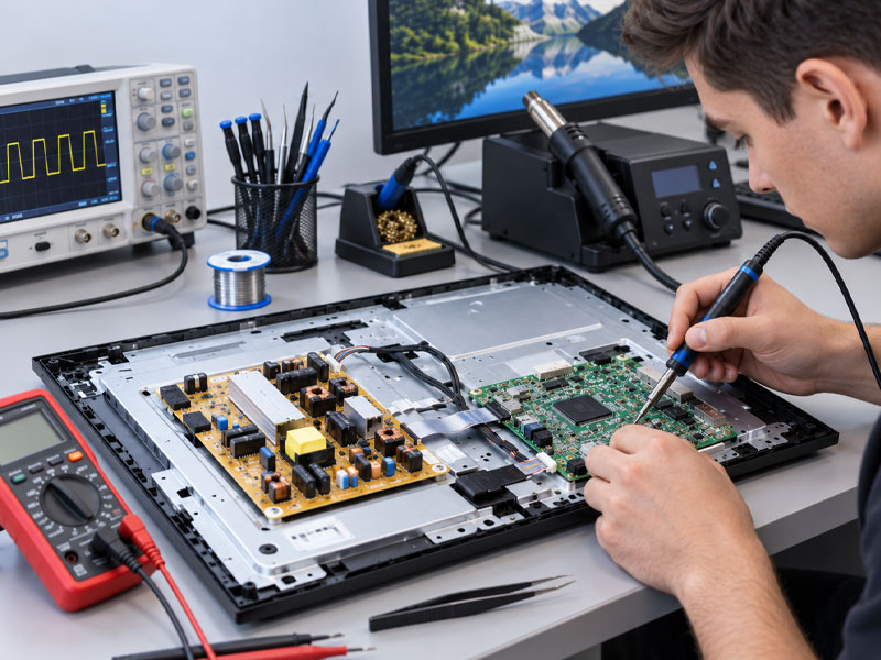 آموزش تعمیرات مانیتور LCD و LED