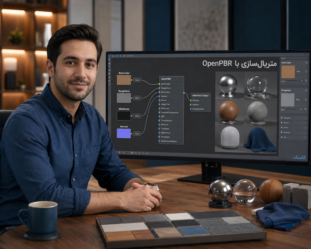 ساخت متریال واقعی OpenPBR ساخت متریال واقعی OpenPBR