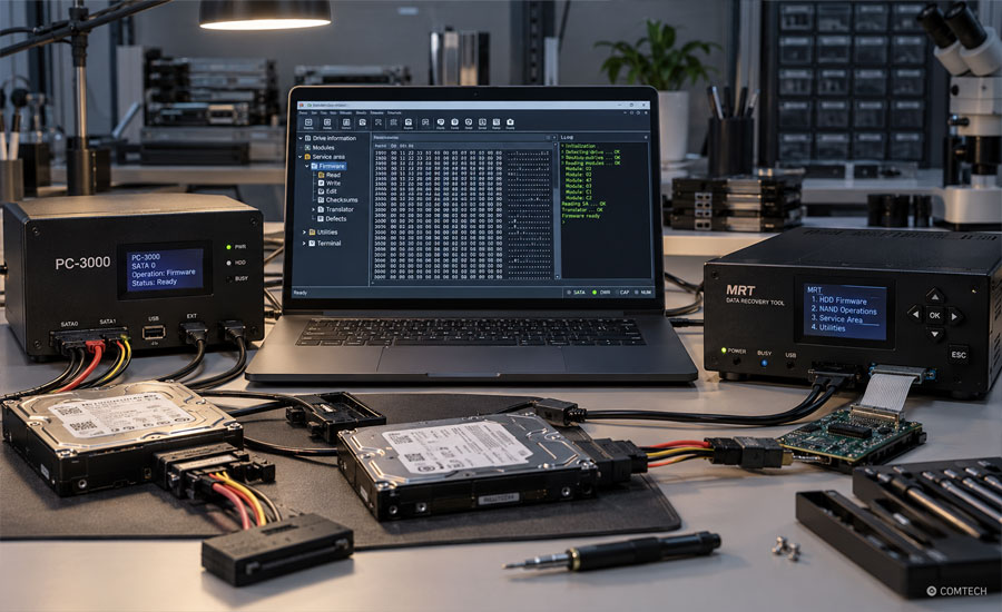 آموزش ریکاوری هارد با PC3000 و MRT