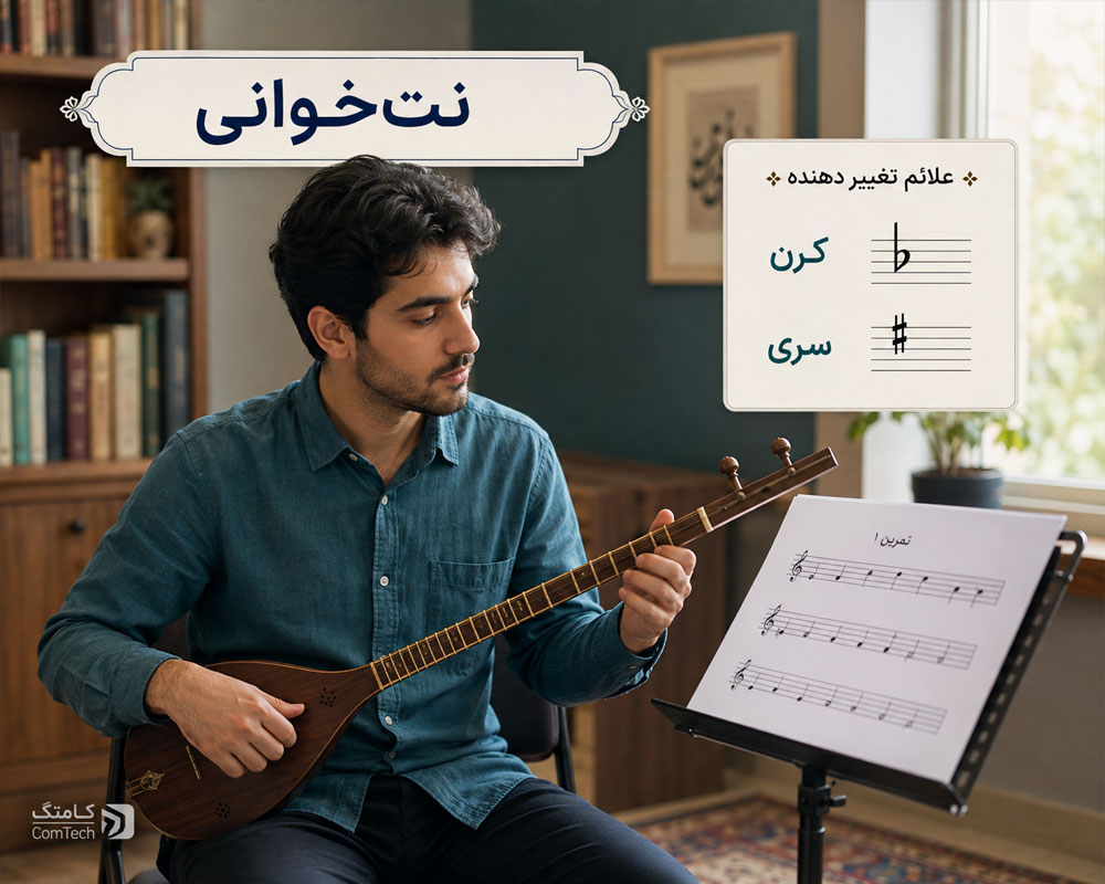 آموزش نتخوانی برای ساز ایرانی