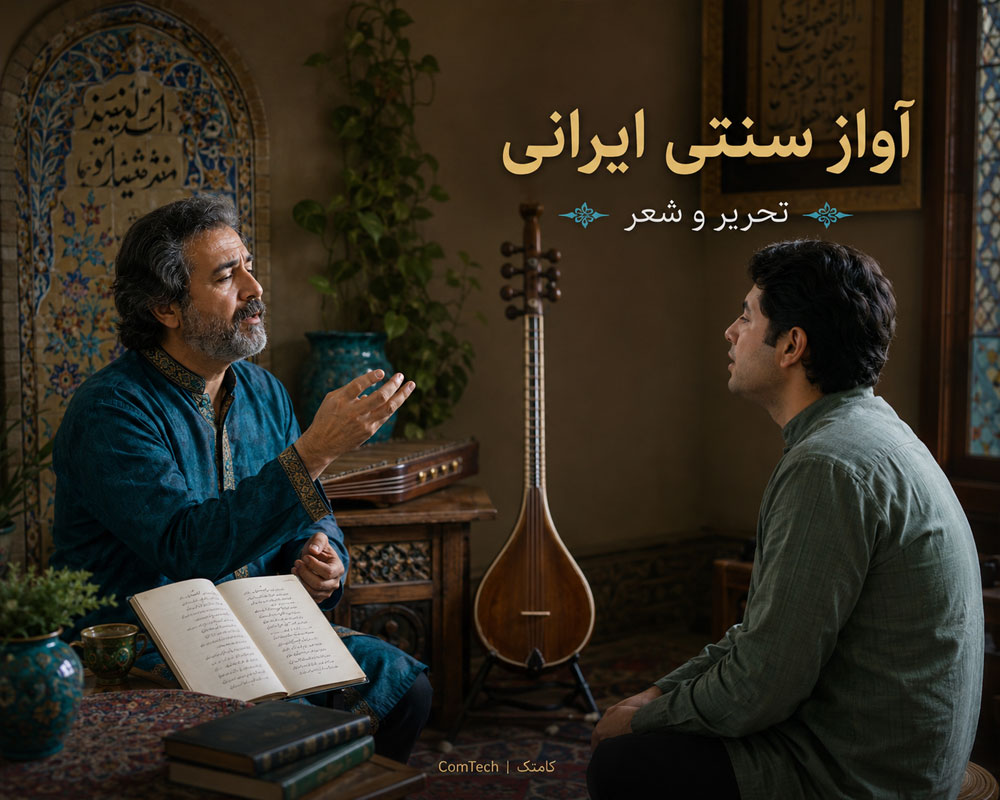 آموزش آواز ایرانی تمرین شعر، جملهبندی و تحریر در آموزش آواز سنتی ایرانی