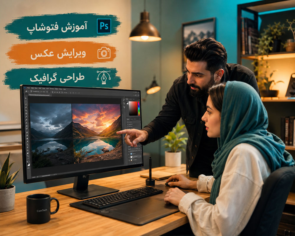 آموزش حرفهای فتوشاپ کامتک آموزش حرفهای فتوشاپ کامتک
