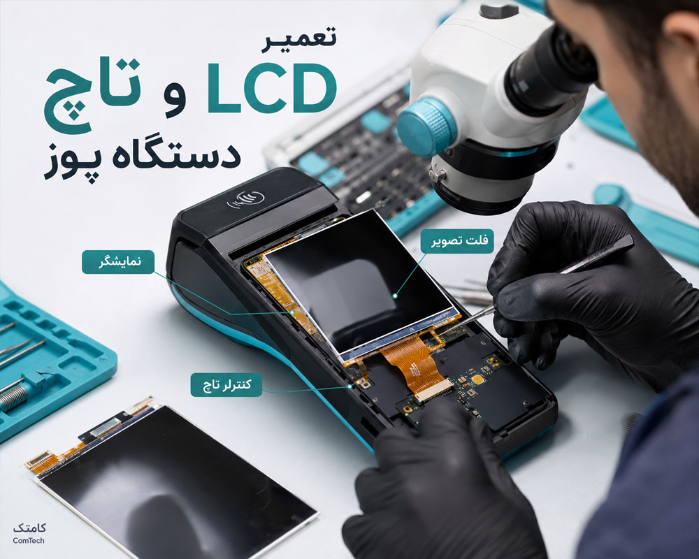 تعمیر LCD و تاچ کارت‌خوان
