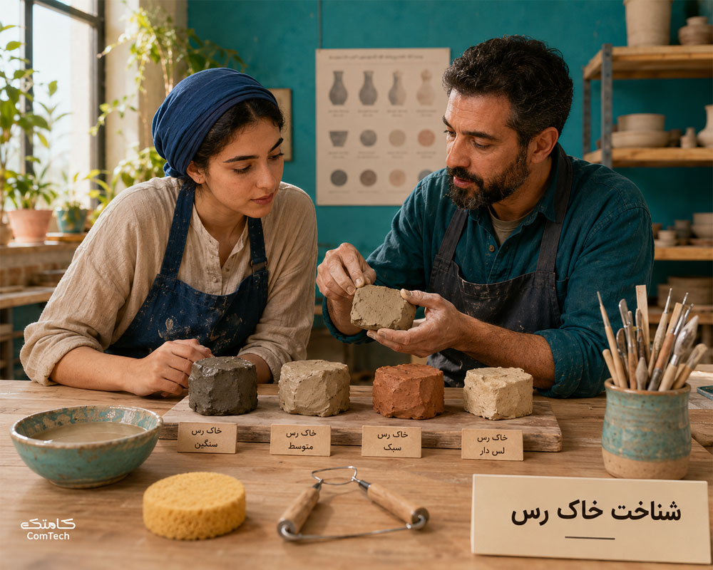 آموزش شناخت خاک رس