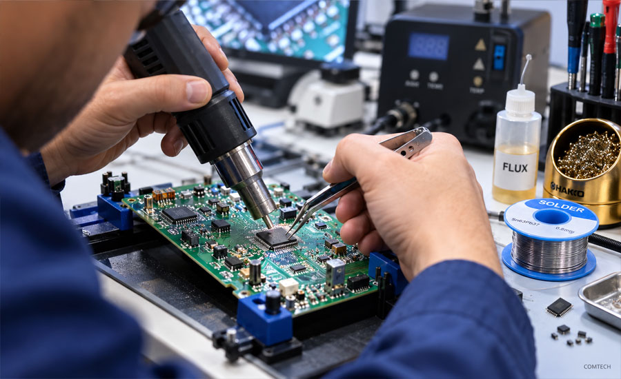 آموزش لحیم کاری و تعمیر قطعات SMD