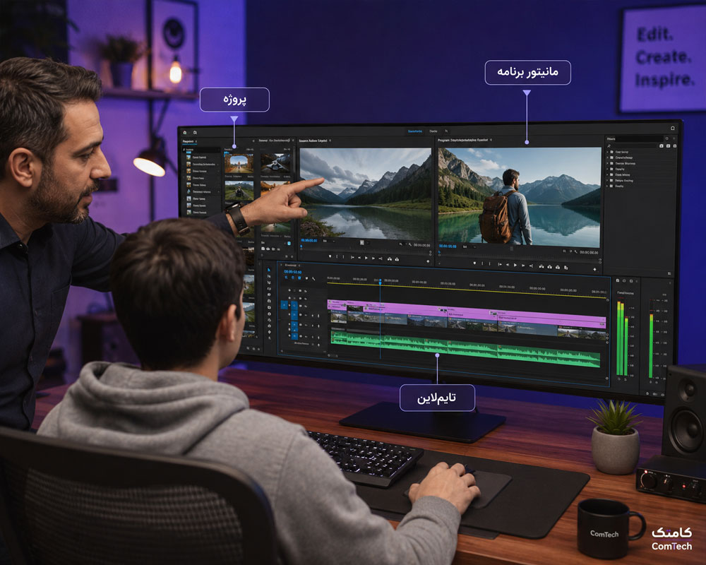 آموزش تدوین ویدئو در Adobe Premiere Pro