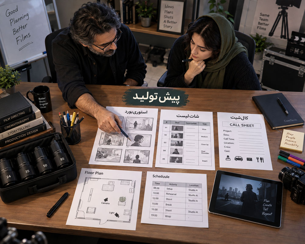 آموزش پیش تولید فیلم