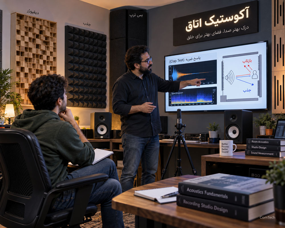 آموزش آکوستیک اتاق ضبط