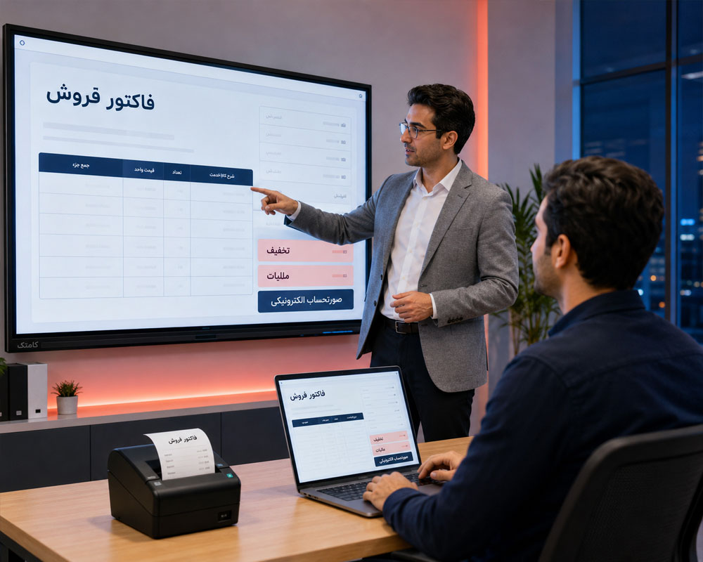 آموزش صدور فاکتور فروش آموزش صدور فاکتور فروش