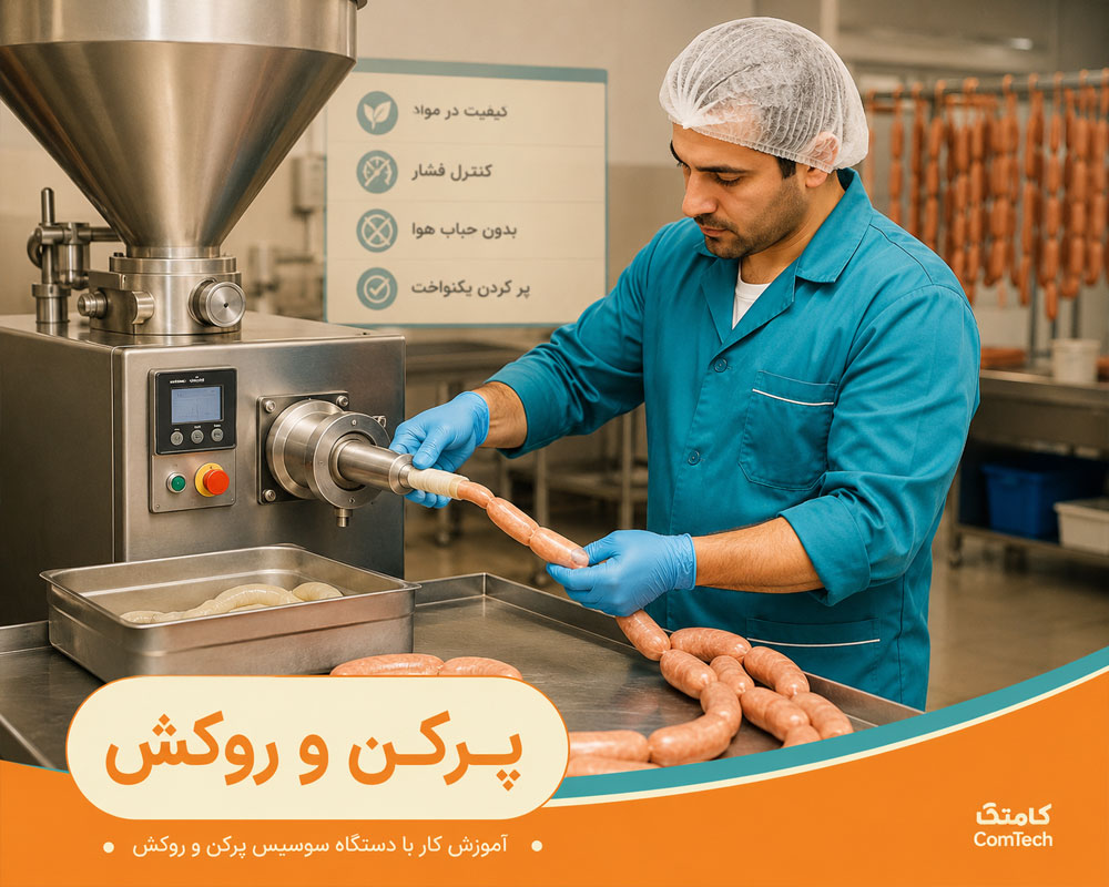 پرکردن سوسیس پرکردن سوسیس