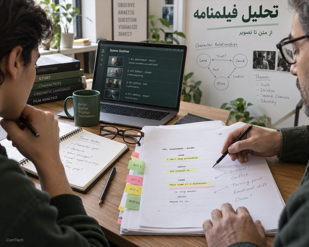 آموزش تحلیل فیلمنامه کارگردان