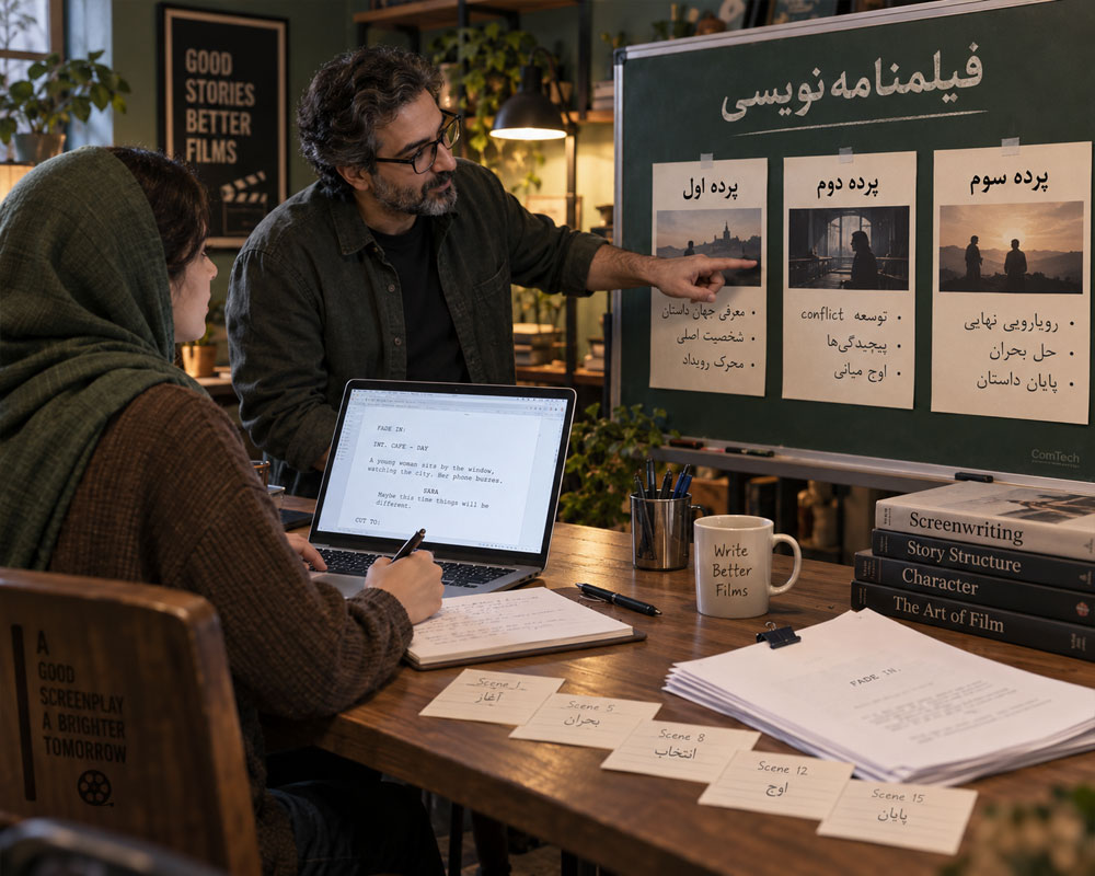 آموزش فیلمنامه نویسی سینمایی