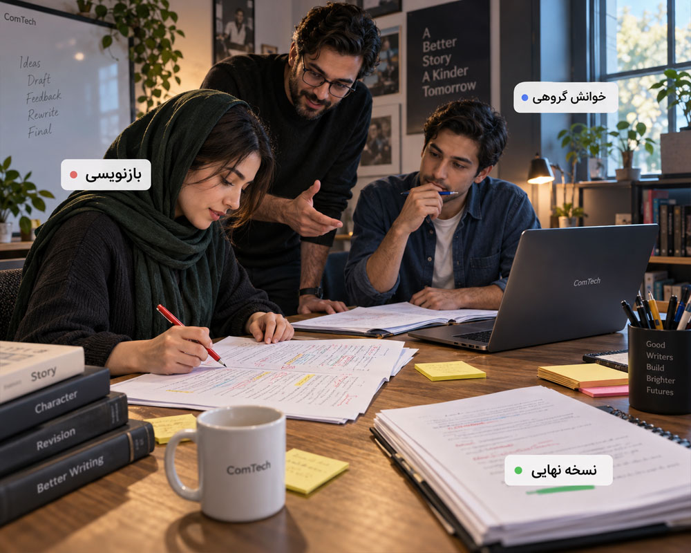 آموزش بازنویسی حرفه ای فیلمنامه