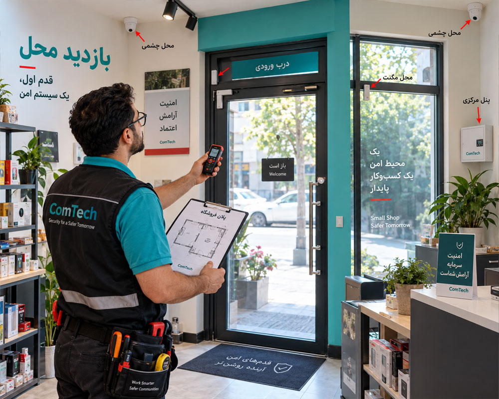 بازدید امنیتی محل نصب دزدگیر