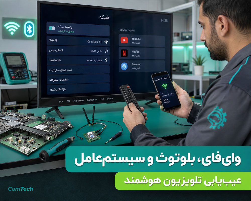 تعمیر وایفای و سیستم تلویزیون هوشمند تعمیر وایفای و سیستم تلویزیون هوشمند