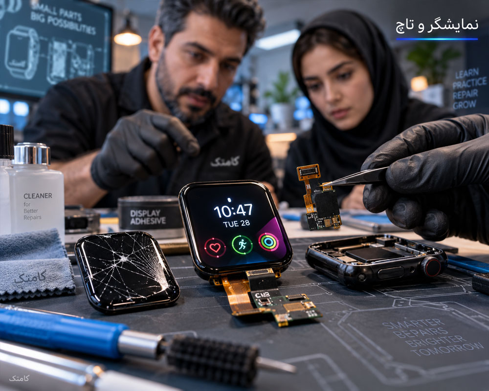 تعمیر نمایشگر ساعت هوشمند