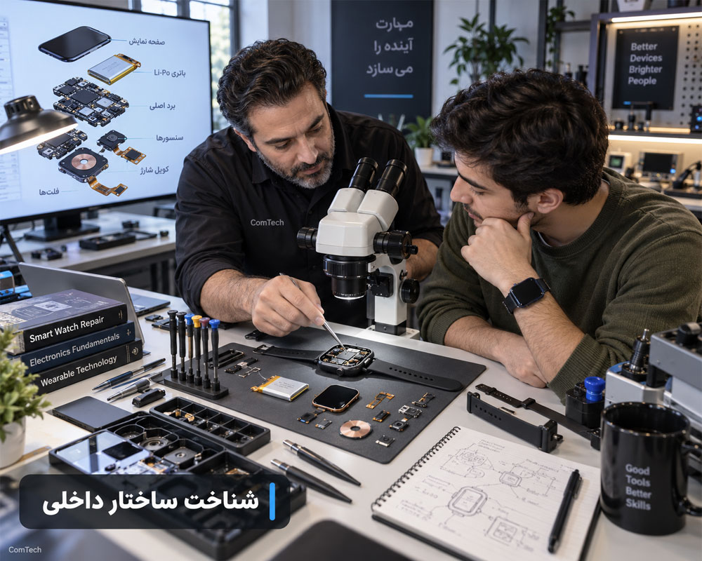 ساختار داخلی ساعت هوشمند
