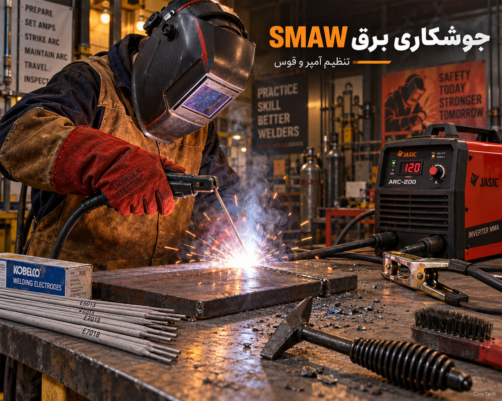 آموزش جوشکاری برق SMAW با الکترود دستی