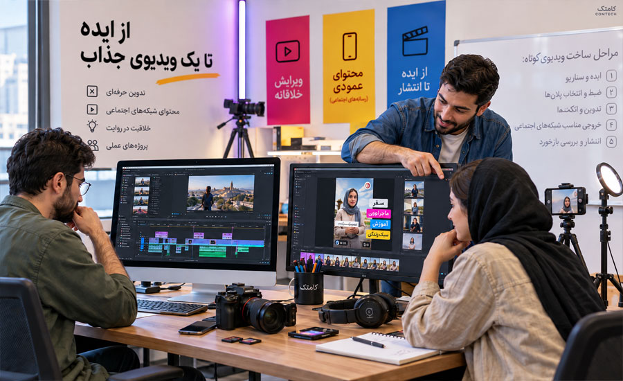 تدوین ویدیو برای شبکه‌های اجتماعی